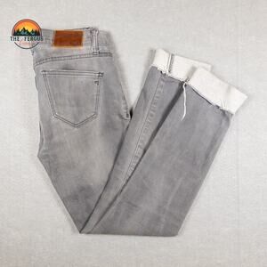 Madewell Jeans Skinny Skinny Black Vintage Wash Mid Rise Womens Size 26